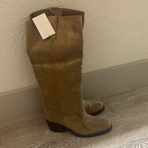 H&M Tan Over the Knee Boots